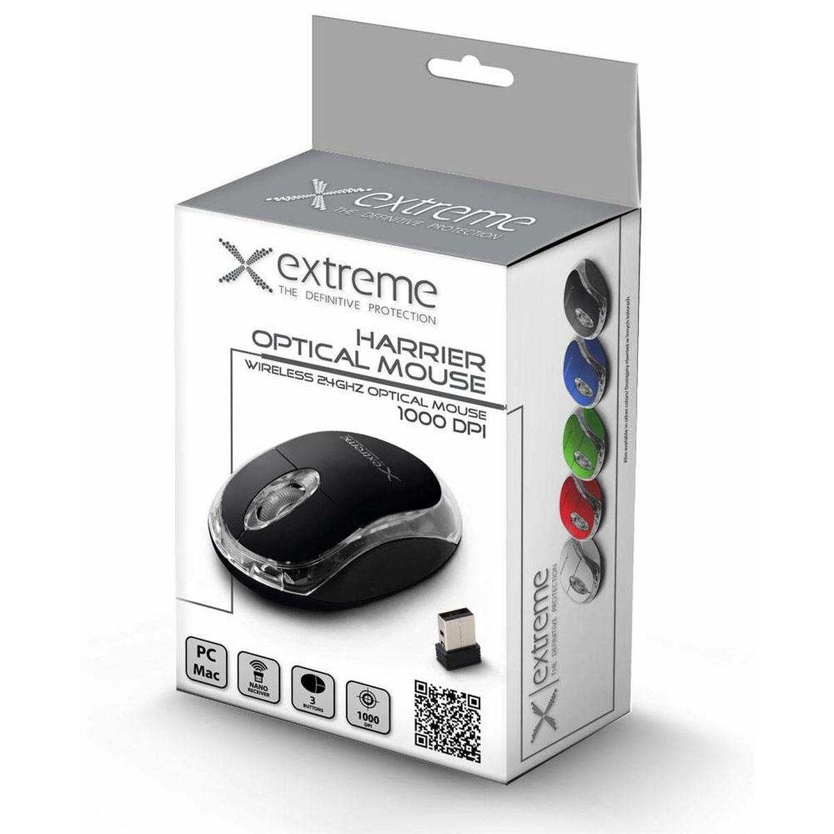 Wireless muis Extreme XM105K Zwart